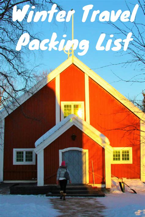 Winter Travel Packing List What To Pack For Outdoor Activities