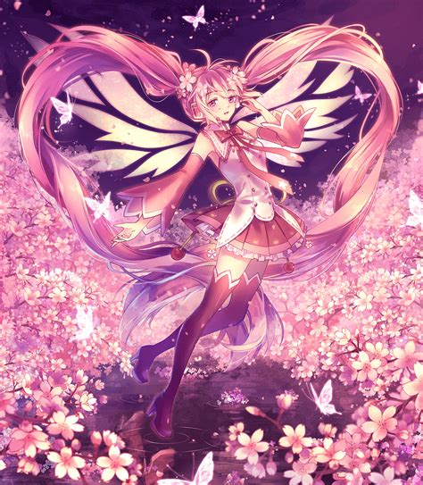Hatsune Miku Pink Anime Wallpaper 4k Julyislost