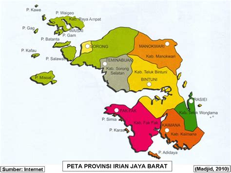 Kabupaten Dan Kota Di Provinsi Papua Barat