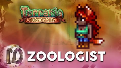 Terraria 14 Journeys End Zoologist Npc How To Get And What She