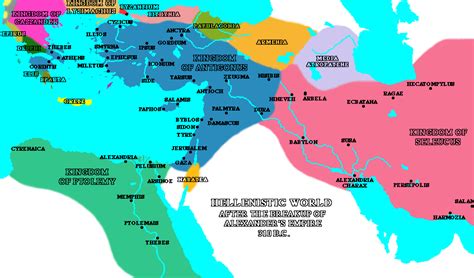 Map Of Hellenistic World