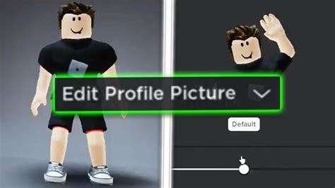 New Roblox Emote Avatar Update Profile Picture Youtube