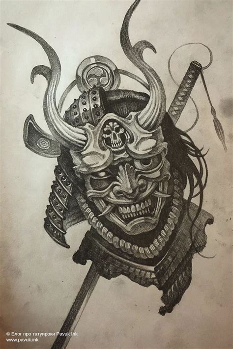 Samurai Warrior Tattoo Design