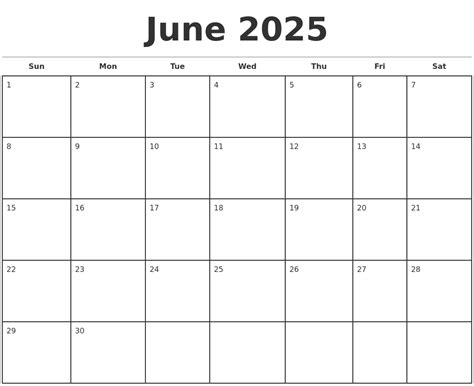 Monthly Calendar September 2025 To June 2025