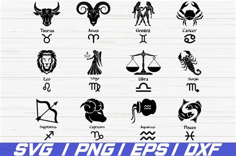 Free Cancer Horoscope Svg 12 Illustrated Zodiac Mandala Svg Pre