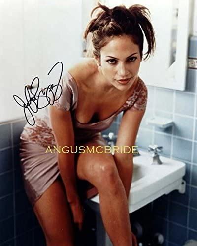 Amazon Jennifer Lopez Sexy Nude Photo Autograph Reprint Print