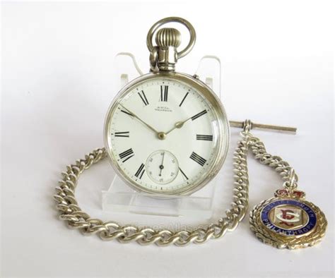 Antiques Atlas Antique Silver Waltham Pocket Watch And Chain