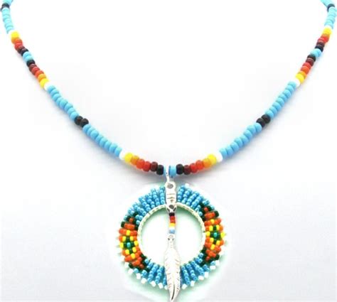 Cherokee Indian And Styled Beaded Necklaces Page Beaded Necklace