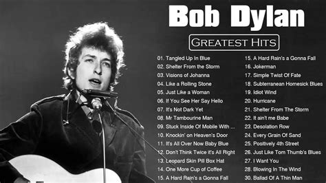Best Of Bob Dylan Bob Dylan Greatest Hits Full Album Bob Dylan Best