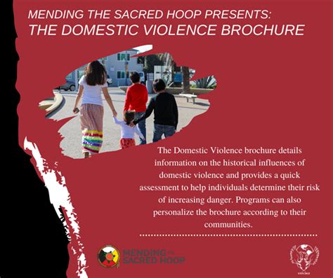 Explore Mending The Sacred Hoops Domestic Violence Brochure