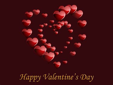 Valentines Hearts Hearts Screensaver