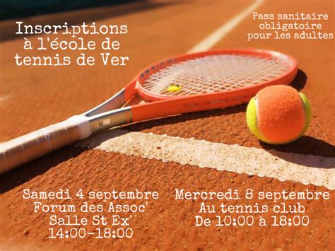 Activité Physique Tennis Club De Ver Sur Mer Ver Sur Mer Calvados Site Officiel