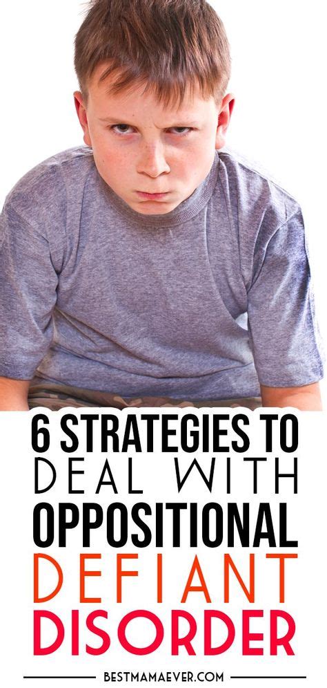 How To Deal With A Child With Odd 6 Strategies In 2020 With Images