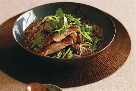 Add wild rice, heat through, and serve. Duck and asparagus noodle soup - Recipes - delicious.com.au