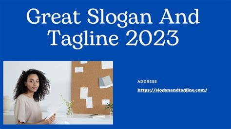 Great Slogan And Tagline 2024