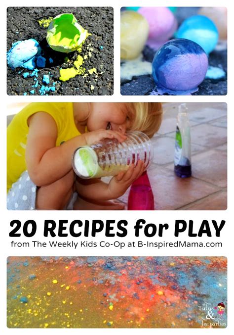 20 Fun Play Recipes From The Weekly Kids Co Op B Inspired Mama
