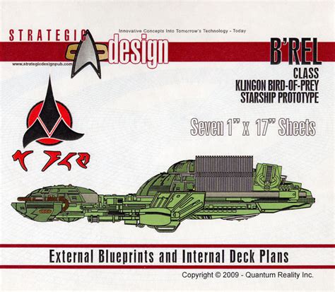 Star Trek Blueprints Brel Class Klingon Bird Of Prey