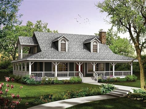 The wrap around porch is a classic design, often accompanying country, farmhouse, southern, and victorian styles. Pin on Dream Home