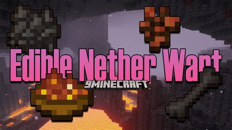 Edible Nether Wart Mod 1182 1171 Edible Shroom 9minecraftnet