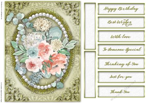 Floral Card For Many Occasions Cup9150691121 Craftsuprint