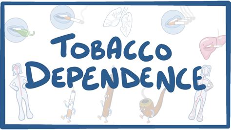Tobacco Dependence Causes Symptoms Diagnosis Treatment Pathology Youtube