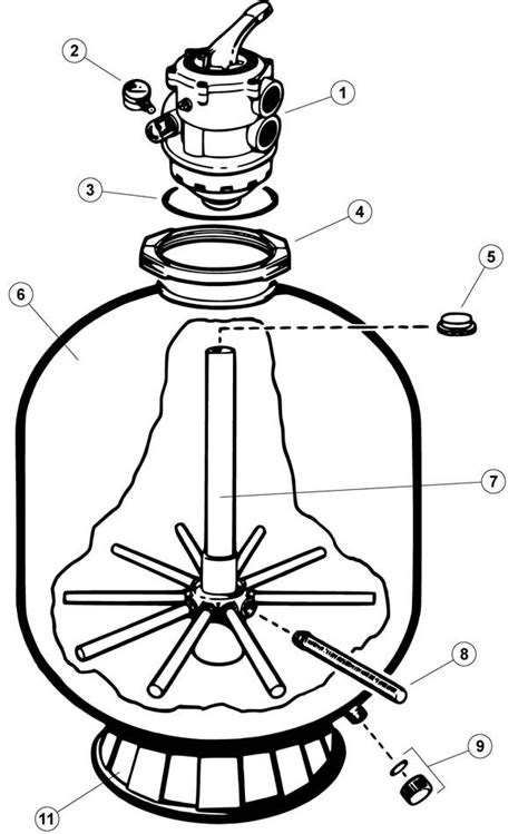 Sand Filter Parts Hayward Pro Series Sand Filter S310t S310t2