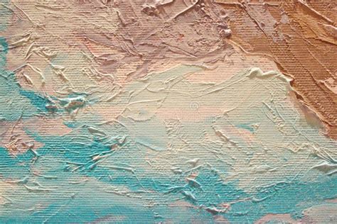 Oil Painting Close Up Texture With Brush Strokes Stock Photo Image Of