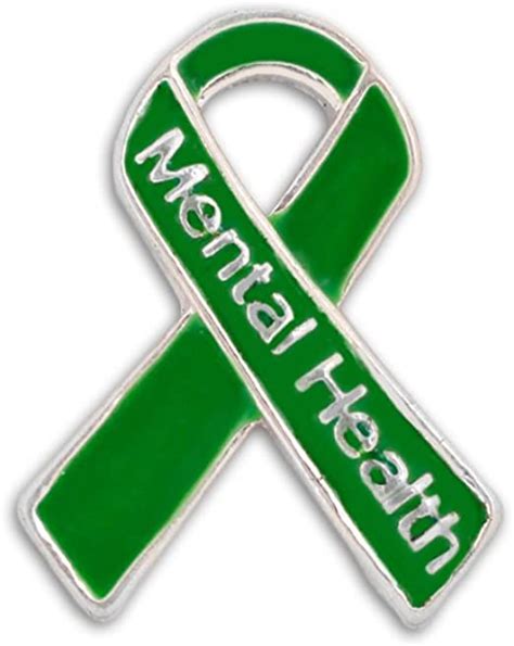 fundraising for a cause mental health awareness green ribbon pins green ribbon