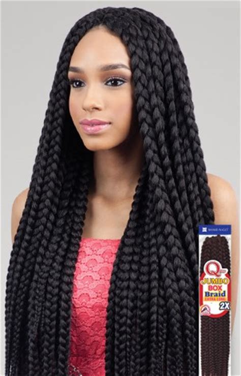 QUE Jumbo Box Braid Extra Long 2X Long ombre braiding hair jumbo box braid braiding hair 100g 24inch crochet hair synthetic hair hair extensions.