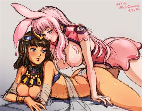 Daily Sketch Menace And Melona Queens Blade By Minacream Hentai