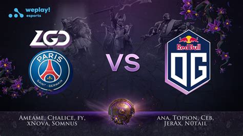 ᐈ TI9 Playoffs PSG LGD vs OG WePlay