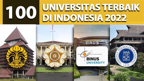 Ranking 100 Universitas Terbaik Di Indonesia Kampus Kamu Peringkat