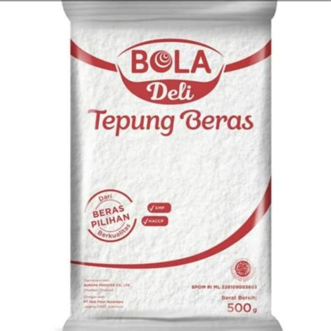 Jual Tepung Beras Bola Deli Gr Shopee Indonesia