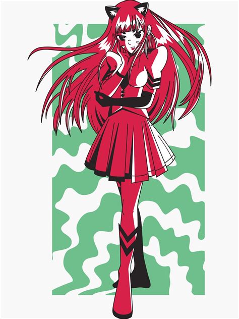 Anime Cat Girl Sticker For Sale By Lofi Anime Redbubble