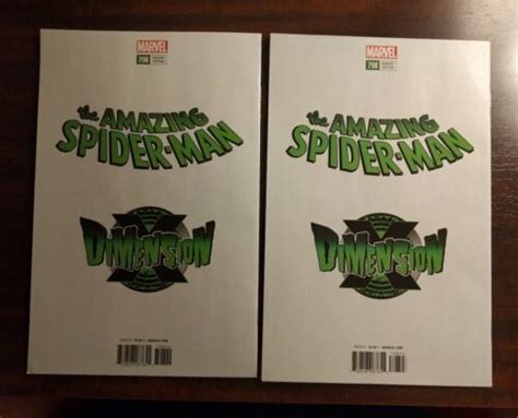Amazing Spiderman 798 Gary Frank Exclusive Variant And Virgin Comic Set