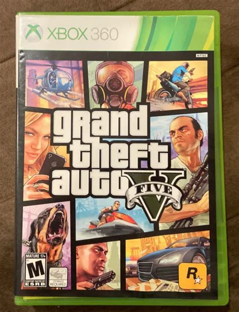 Grand Theft Auto V Gta 5 Microsoft Xbox 360 ~ Complete ~ Fast Shipping