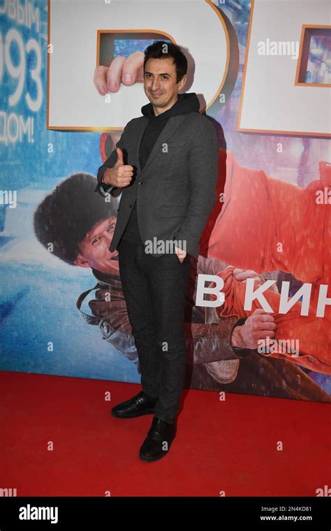 moscow the actor alexey gavrilov at a premiere of the adventure comedy be at caro 11 october