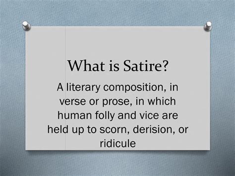 Ppt What Is Satire Powerpoint Presentation Free Download Id2470430