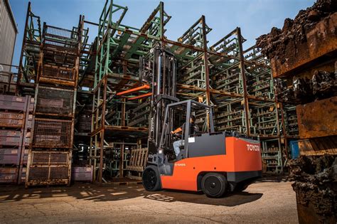 High Capacity Electric Cushion Forklift — Liftow Toyota Forklift Dealer