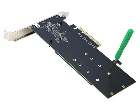 Dual Nvme Pcie Adapter Riitop M Nvme Ssd To Pci E X X Card