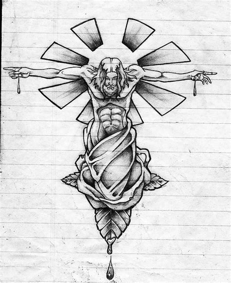 Jesus Drawings Tattoo Design Drawings Tattoo Sketches Jesus Tattoo