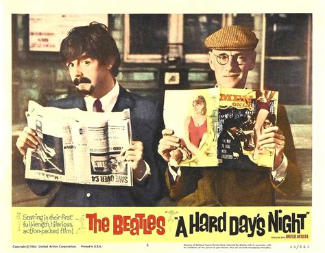 Brilliant Photos Lobby Cards And Posters From The Beatles Film A Hard Day S Night Flashbak