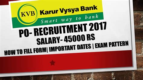 Ifsc code kvb bank online branches micr bsr swift codes address, contact no 3m 2 letters or digits: KARUR VYSYA BANK | PO RECRUITMENT 2017 | FULL NOTICE - YouTube