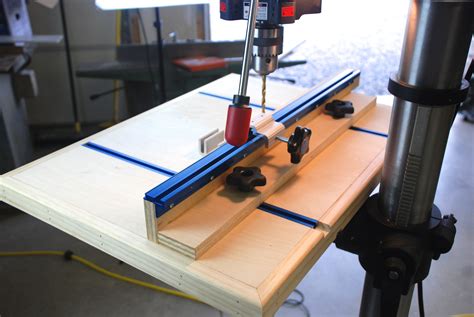 This project is constructed mainly of mdf and plywood using various joinery methods. Build a Drill Press Table - Redneck DIY