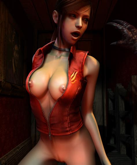 Rule 34 1girls 3d Bottomless Breasts Brown Hair Claire Redfield Claw