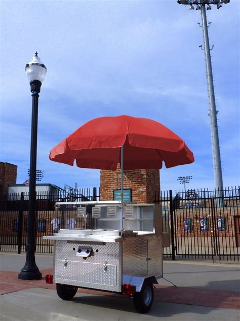Mobile Hot Dog Cart Trailer Concession Food Vending Stand Kiosk Vendor