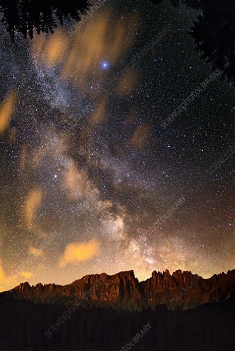 Milky Way Over The Dolomites Stock Image C0145272 Science Photo