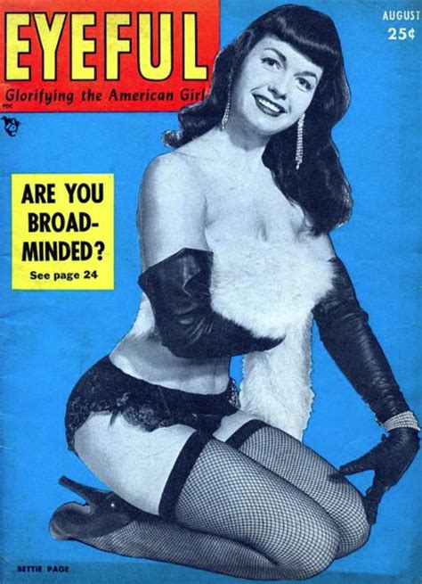 Eyeful Magazine Bettie Page Cover S Bettie Page Magazine Cover Girlie