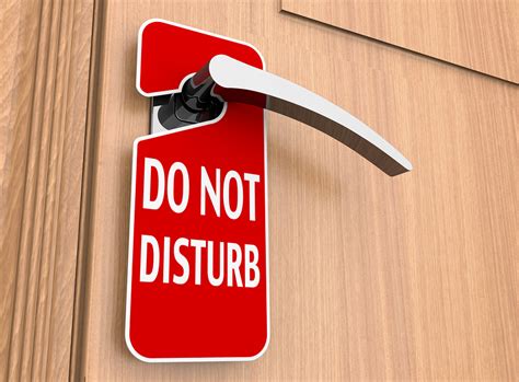 Maybe you would like to learn more about one of these? PR-Blogger - Do not disturb sign