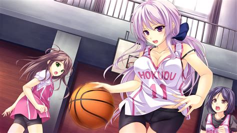 wallpaper 2048x1152 px anime girls basketball sexy anime 2048x1152 goodfon 1107463 hd